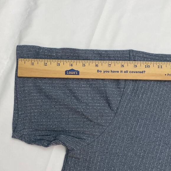 Vintage KARL KANI Soft T-shirt Gray V Neck Rap Tee Size XL  Embroidered 90s Logo - Picture 9 of 11